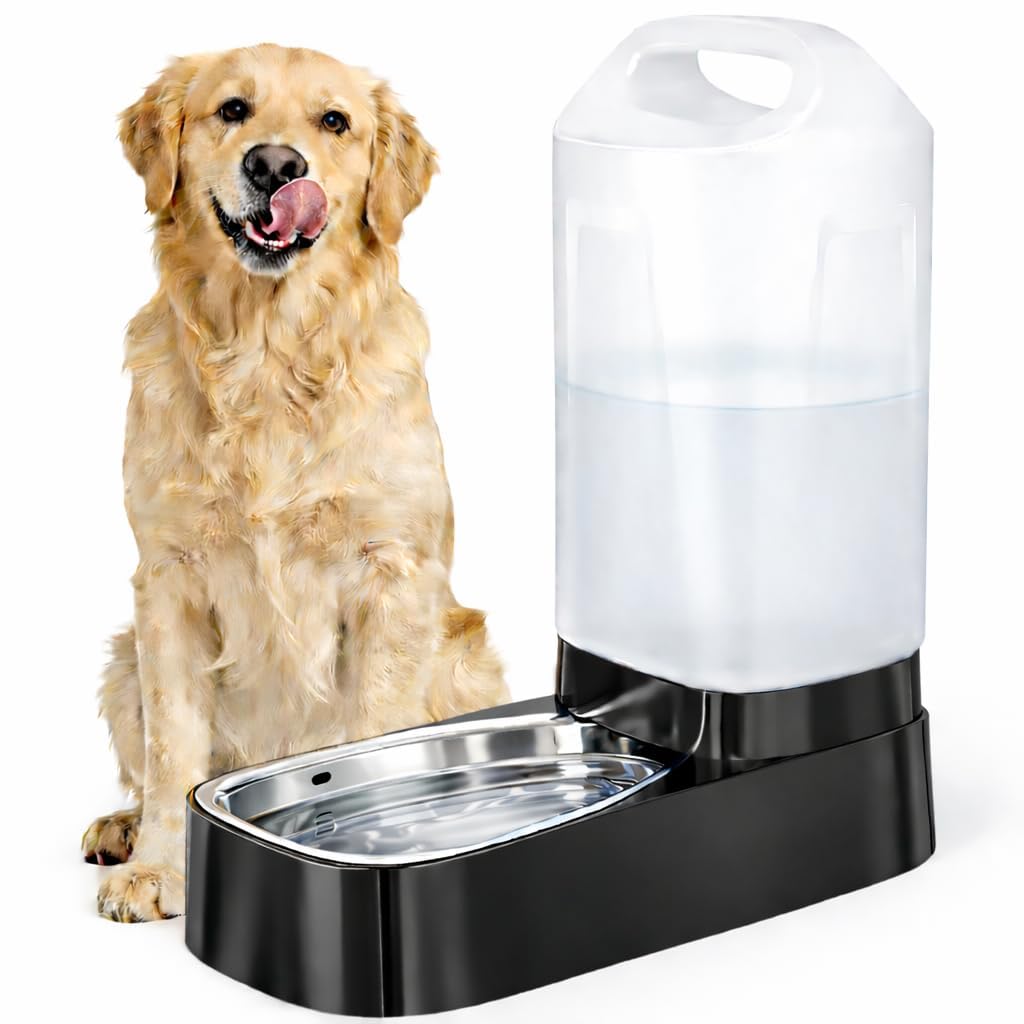 Lesotc 2.4 Gallon Gravity Dog Water Dispenser