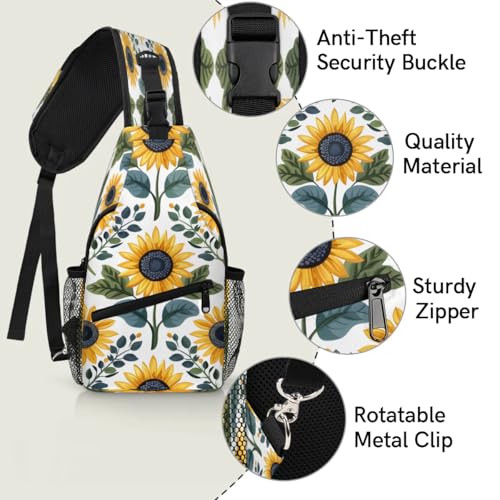 Bolso tipo Sling casual para hombre y mujer miniatura 3