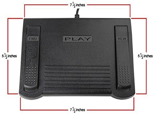 in-USB-1 Infinity USB Foot Pedal for Computer Transcription