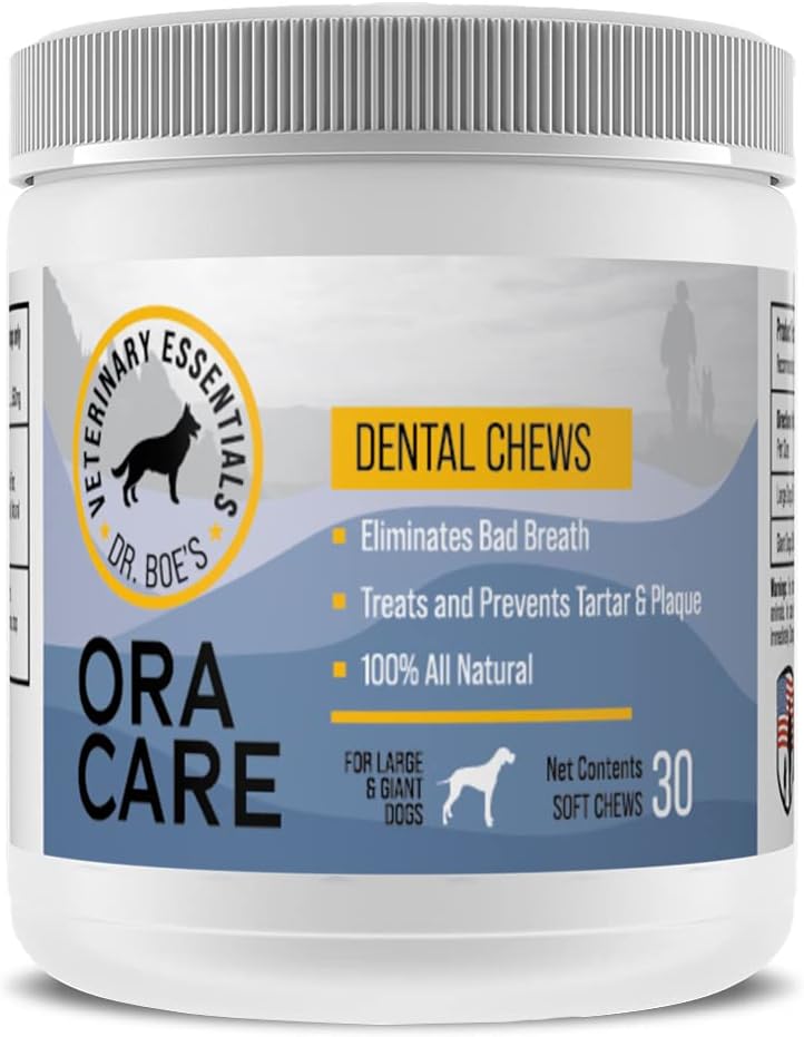Dr. Boe's Veterinary Essentials OraCare Dental Chews (Large & Giant Dogs 50+ lbs)