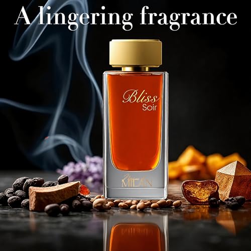 Image of BLISS SOIR, Women Cologne, Long Lasting EDP, Passionate Allure & Luxurious Elegance, Daily Fragrance for Women, 3.4 Fl Oz