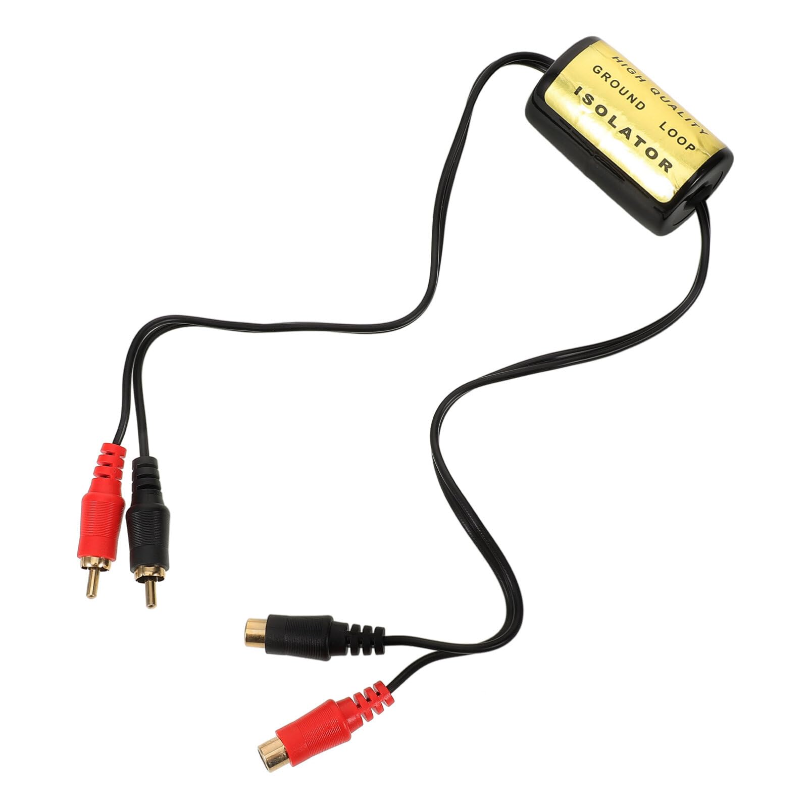 SOLUSTRE Car Audio Noise Filter Isolator for Automotive Quick Installation Reduces Unwanted Noise Audio Quality for Enjoyable Listening