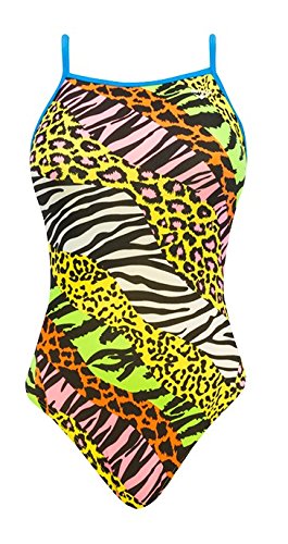 The Finals Women's Ferocious Non Foil Wing Back Swimsuit, 26, Multicolor