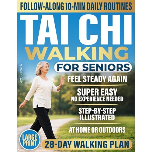 Tai Chi Walking for Seniors Audiolibro Por Ryo Kiyata arte de portada