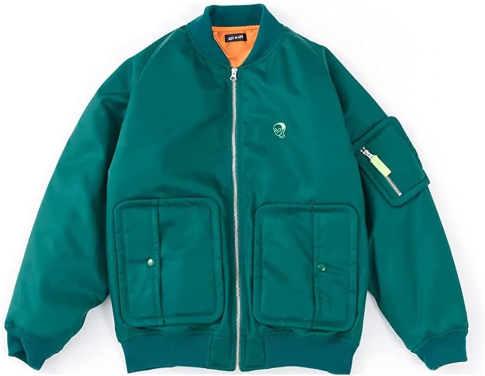 Not So Ape Back Logo Bomber Jacket, All-Gender Unisex