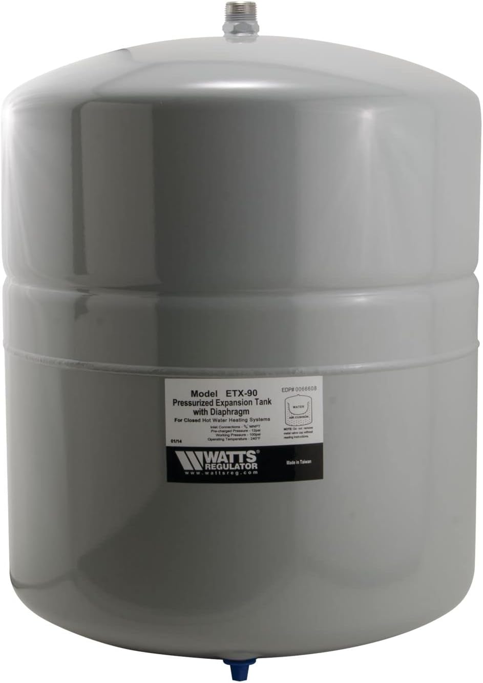 Watts ETX-90 15ガロン 非飲用拡張タンク 閉ループシステム用