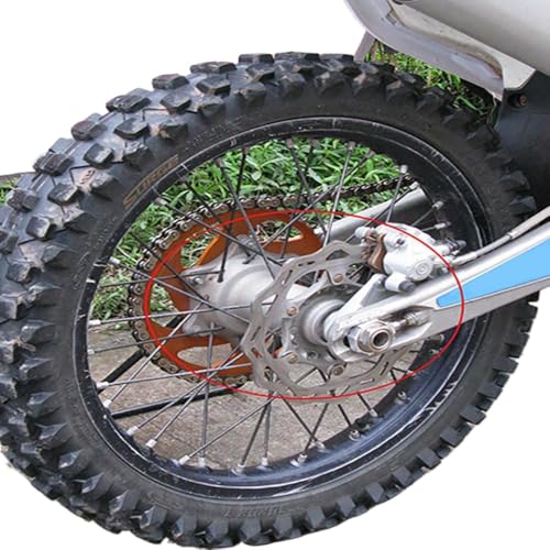 Eje de motocicleta compatible con XCF350 y EX250F con kit de tuerca trasera 6