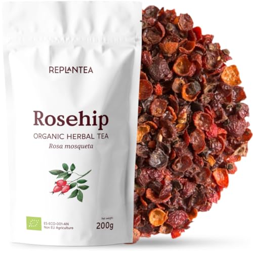 Infusión de Escaramujo Ecológico (200g) | Té de Rosa Mosqueta BIO, Fuente Natural de Vitamina C para Defensas y Piel, 100% Fruto Puro a Granel, Sin Cafeína Infusión de Escaramujo Ecológico (200g) | Té de Rosa Mosqueta BIO, Fuente Natural de Vitamina C para Defensas y Piel, 100% Fruto Puro a Granel, Sin Cafeína