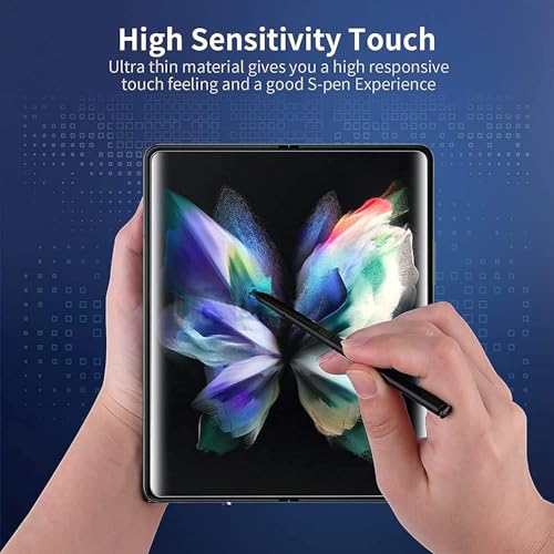 Image of TechTrendz Screen Guard for Samsung Galaxy Z Fold 7 Screen Protector Flexible Soft Protective Film Full Coverage, Bubble-Free Case Friendly Screen Protector for Galaxy Z Fold 7 - Clear