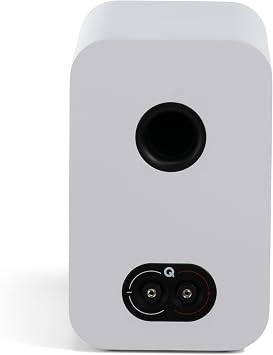 Q Acoustics 3020c Compact Bookshelf Speakers - Pair - 2-Way Reflex Enclosure Type, 4.75 Bass Driver, 0.9 Tweeter - Stereo/Passive Speakers for Home Theatre Sound System (Satin White)