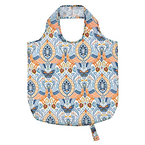 Image of Ulster Weavers Cotswold Packable Re-usable Shopping Bag,one size,orange/blue,647CWO