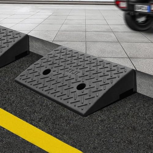Rampa de Curb de Goma 12cm para Vehículos y Sillas de Ruedas miniatura 2