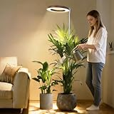 Wood Grain Grow Lights for Indoor Plants Plant Growing Lamp, Full Spectrum Plant Lights for Indoor Growing