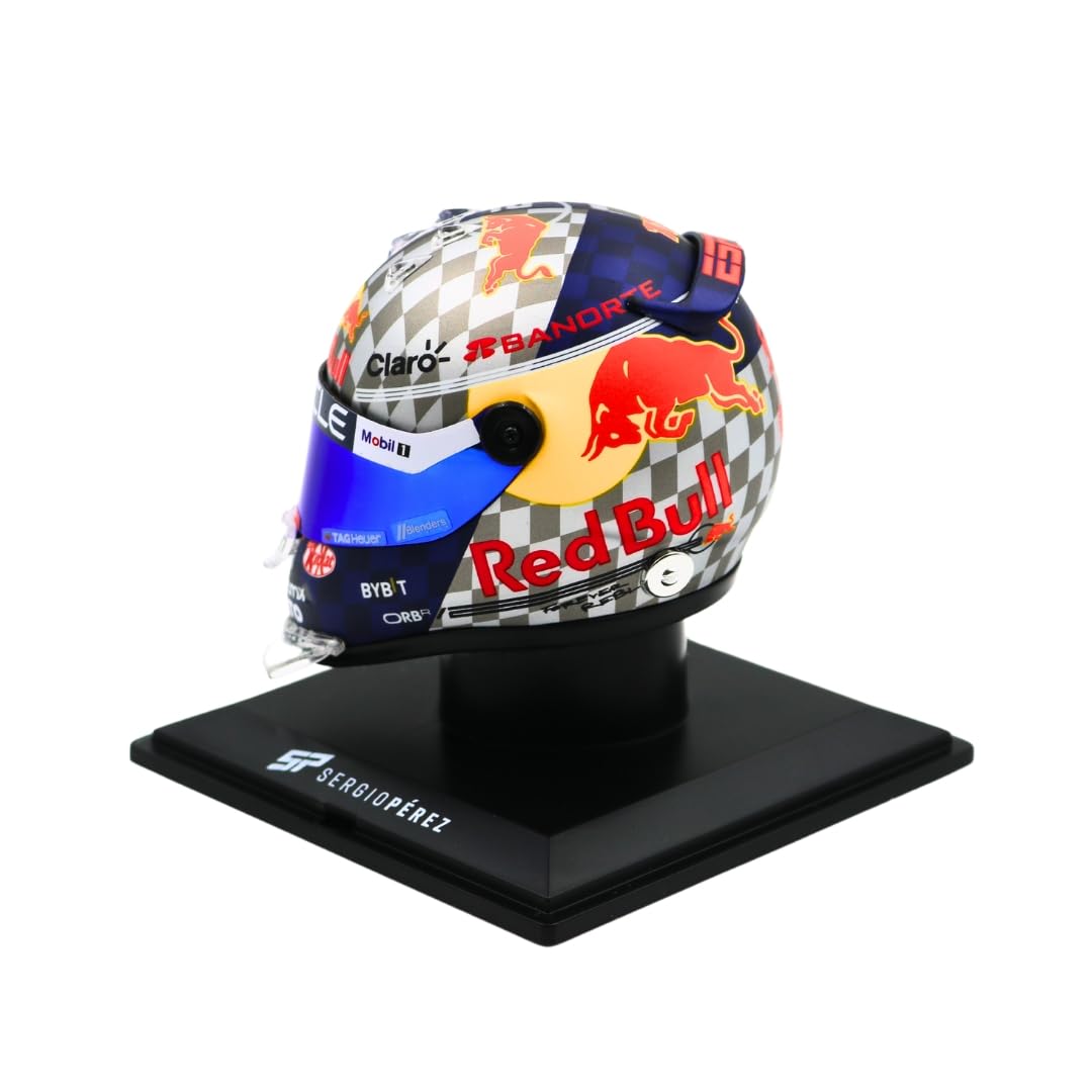 SCHUBERTH Sergio Pérez Miniaturhelm 1:4 – Formel 1 Silverstone GP 2024 – Sammlerstück