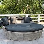 Polyrattan Sonneninsel Hellgrau