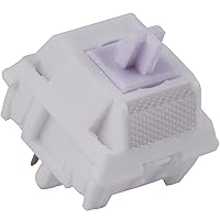 Vista 15 de WS Interruptores de teclado mecánicos 5 pines Montaje en PCB Lubricado Interruptores lineales Rosa (35 piezas)