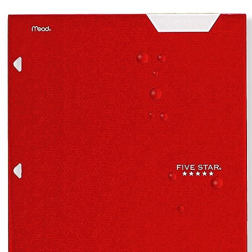 image for Five Star 4-Pocket Folder, 6 Pack, Paper Folder, Fits 3-Ring Binders, 