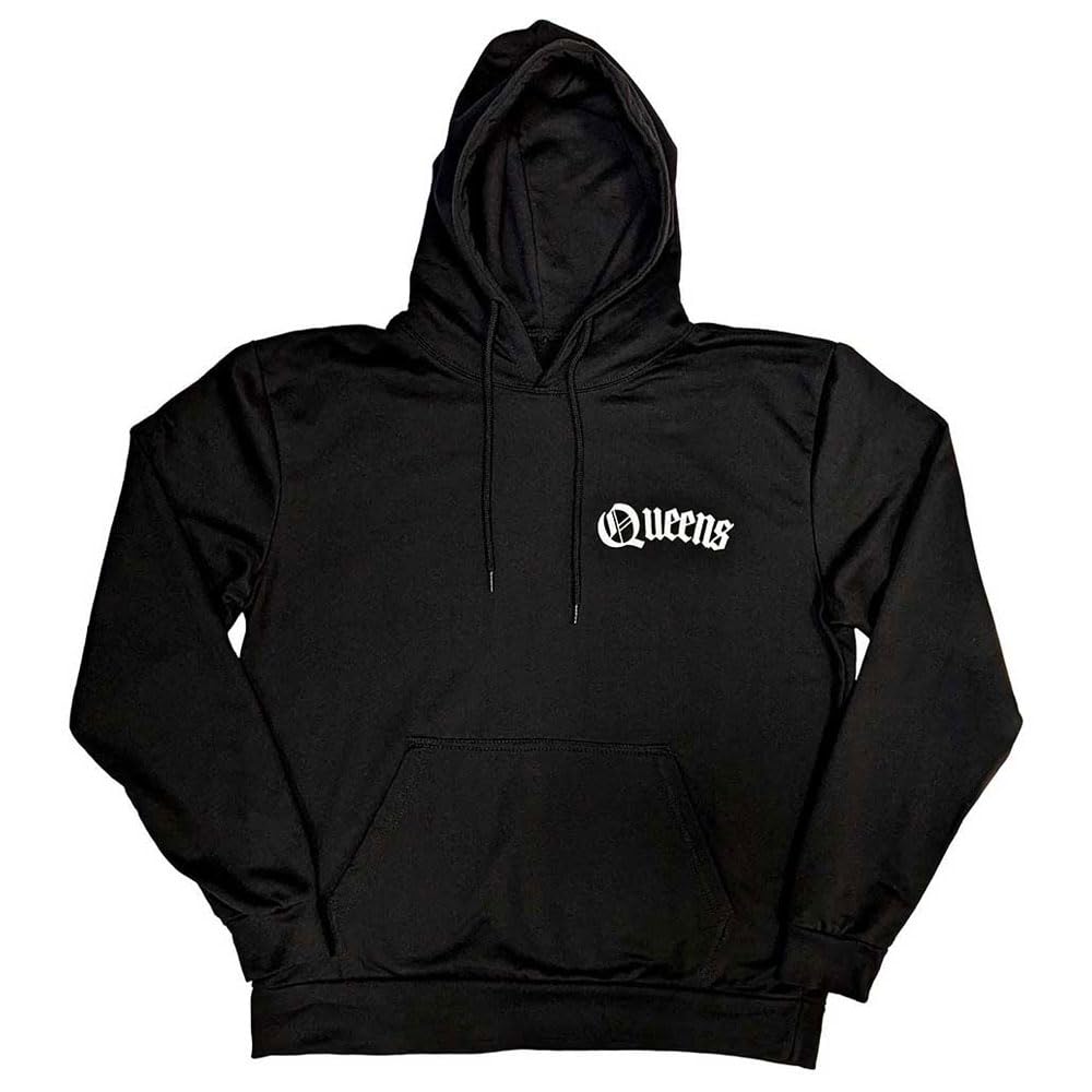 Rock Off officially licensed products Queens of The Stone Age Floral Chains Pullover Hoodie S