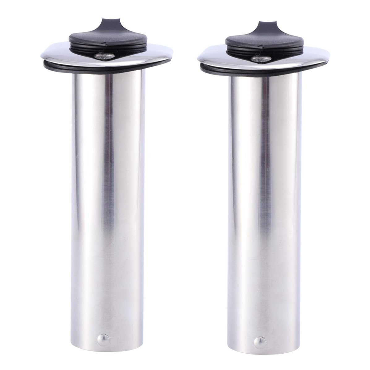 Amosfun Soporte Pescar Caña para Inoxidable de Acero Plata