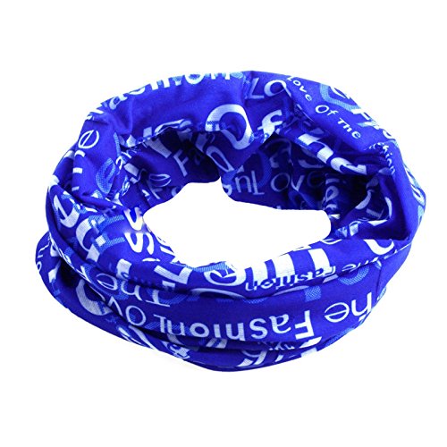 Futaba Bicycle Outdoor Bandana Bohemia Head Face Mask - Blue Letters-image-33