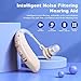 Rechargeable Hearing Aids for Seniors with Noise Cancelling,Hearing Loss Hearing Amplifiers,Digital Hearing Aid,Sound amplifier with Volume Control