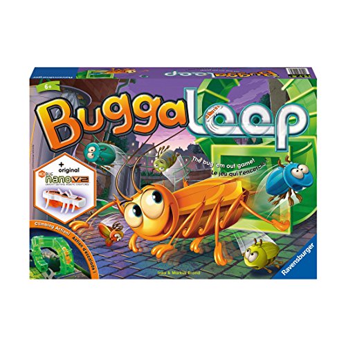 Ravensburger 21174 Buggaloop Board Game for Age 6 & Up - an Exciting Game Featuring Real-Time Moving Hexbug