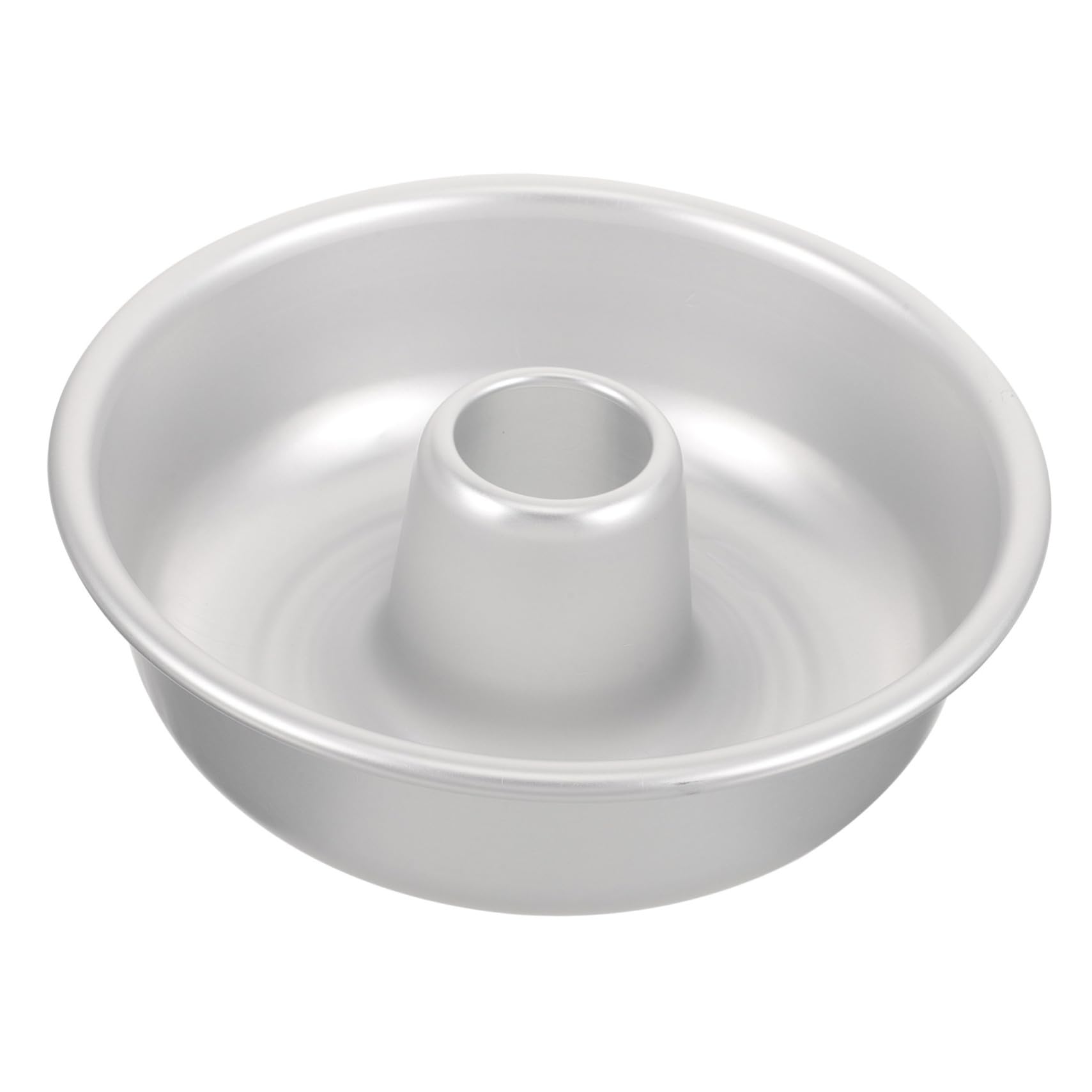 Moule à Gâteau en Alliage D'aluminium Non Adhésif pour Donuts Creux, Résistant Four, pour Pâtisserie Maison et Boulangerie Argenté