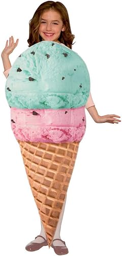 Forum Novelties Túnica de disfraz de helado para niños, como se muestra, talla única