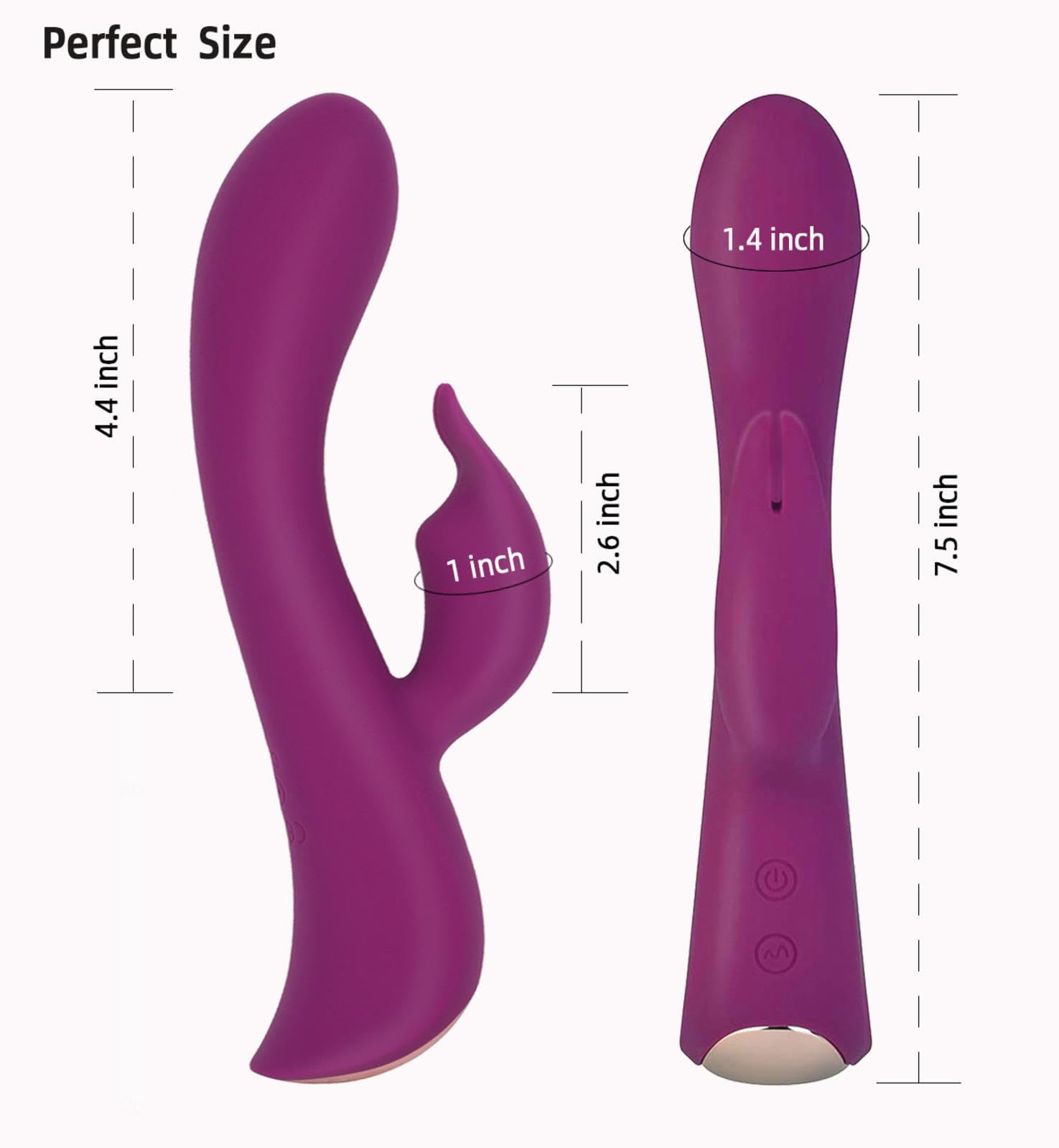 Vibratoreper Donna Vibratore Donna Punto G, Dildo Vibratoreper Realistico Sex Toy in Silicone Vibrazione Impermeabile Erotica per Donne,Red