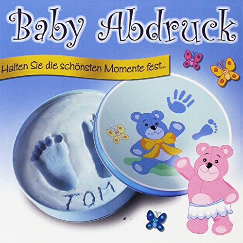 Preisvergleich Produktbild Baby-Gips-Abdruck für Jungen in einer Geschenkdose