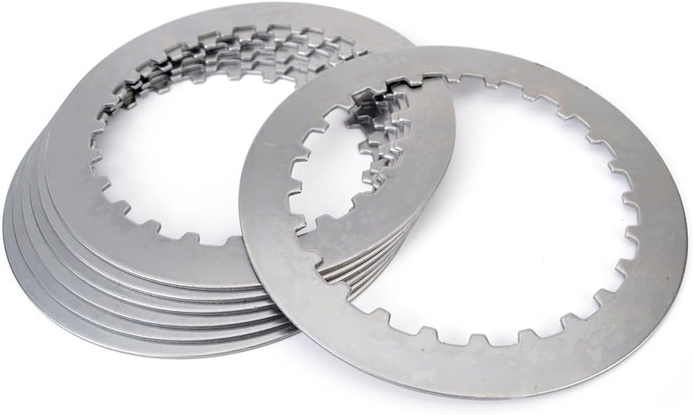 Motorcycle Clutch Friction Disc Plate Compatible with FT500C 1982-1983 Replacement Compatible with 22201-ML4-610 22202-ML4-611 23311-200-000