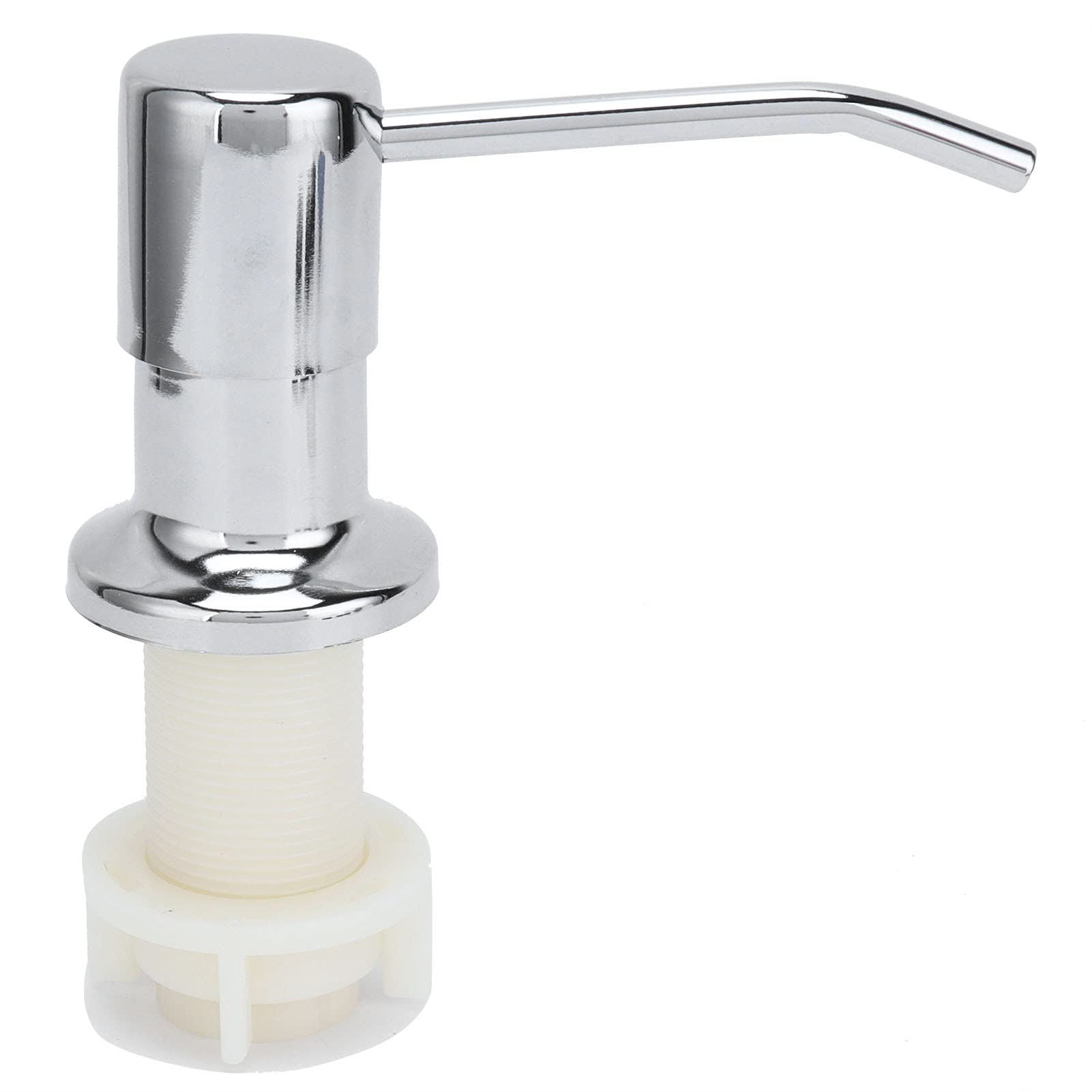 Dispensador de Jabón de Fregadero y Kit de Tubo de Extensión, Kit de Bomba de Jabón de Fregadero de Acero Inoxidable 304 Dispensador de Jabón de Cabeza de Tubo de Silicona para el Baño de la Cocina