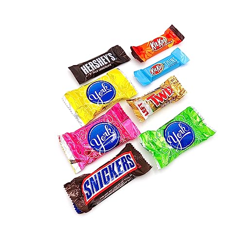 Chocolate Candy Bar Assortment | 3 Pound Bag | Kitkat, Snickers, Twix, York, Hershey's Bars #TOP2