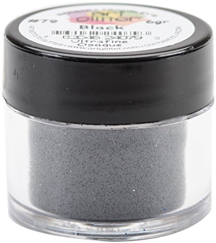 Institut d'art Paillettes Art 008 Paillettes Ultrafine .25oz, Polyester, Noir, 3.81 x 3.81 x 3.81 cm Cover