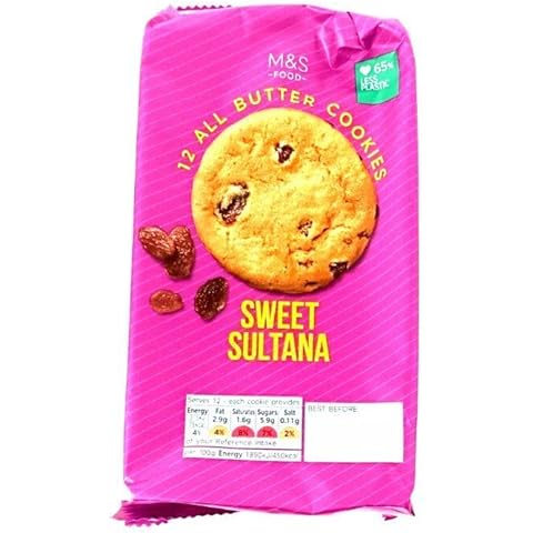 M&S Food All Butter Sweet Sultana Cookies 200g Cover