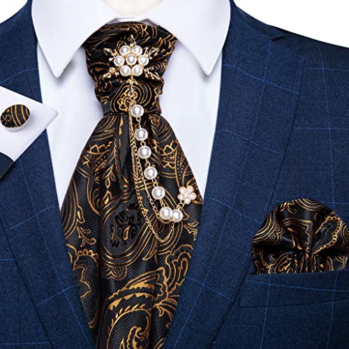 Corbata clásica de seda para hombre elegante miniatura 1