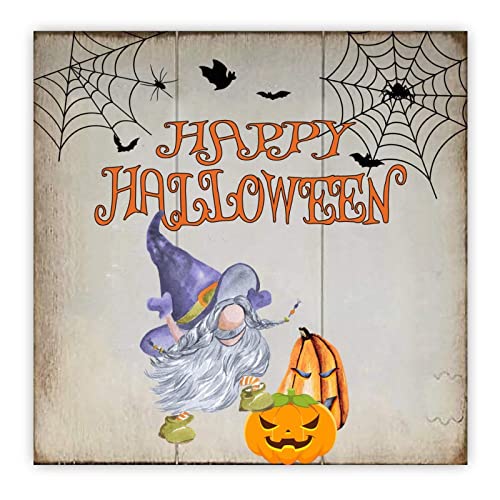 Cadeau de pendaison de crémaillère original avec ce gnome d'Halloween mural
