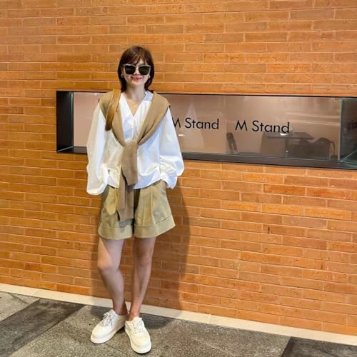 Image of WaJuemy Sweater Shawl Wraps for Women Sweater Knitted Knotted Shawls Travel Casual Scarf Cape Shoulder Tops Fashion Wrap