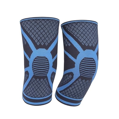 Image of Q DEVICES Comfeel Knee Cap, 1 Pair of Knee Sleeves, Compression Support Sleeve with Non-Slip Design for Workout, Sports, Meniscus Tear, ACL & Arthritis Pain Relief, Unisex (S)