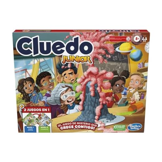 Hasbro Gaming- Juegos Cluedo Junior (Versión Española), Multicolor, Talla Única (C1293105)