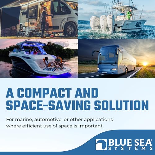 Blue Sea Systems 5026 ST Blade Fuse Block 12 Circuit with Ground and Cover - Thumbnail 4