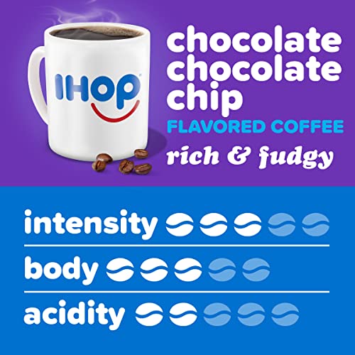 IHOP Chocolate Chocolate Chip Flavored Keurig K-Cup Coffee Pods, 10 ct Box - Thumbnail 5