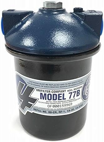 General Unifilter Model 77B Fuel Oil Filter Complete - 1A size fuel oil filter