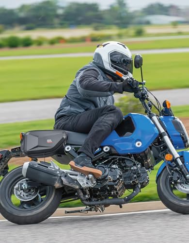 Kemimoto F1801-0540 Motorcycle Saddlebags Hard Saddle Bags Motorcycle Side Bags Extendable Pannier Bag Compatible With Grom 2022-2025 Navi Z125 Motorcycle Dirt Bike Dual Sport Motorcross Motorbike 30L thumb #6