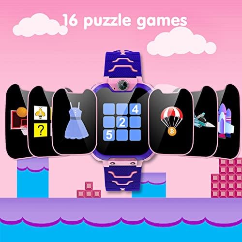 Kesasohe Kids Smart Watch Phone, Smart Watch Toys for kids with 16 Games Music Player Camera Video Alarm Clock,Smartwatch Boys & Girls Children Birthday Gifts