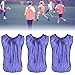 Xcello 12pcs Adult Training Vests Nylon Team Practice Pinnies Size for Football Basketball Fitness