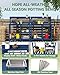 FOOWIN Potting Bench, HDPE Outdoor Potting Table with Sink, All-Weather Potting Benches for Outside, Gardening Table with Storage Shelf, Hook, for Garden, Patio, Lawns, Navy Blue
