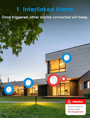 Meross MA301 Interconnected Smoke And Carbon Monoxide Detector Combo thumb #1