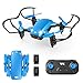 VIK Foldable Mini Drone for Kids/Beginners Pocket RC Drone Toys for Boys and Girls w/Headless Mode, Altitude Hold, One Key Take-Off/Land/Return, 2 Batteries - VK330