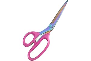 Left-Handed Sharp Scissors for Adults: Unparalleled Precision with Titanium Coating